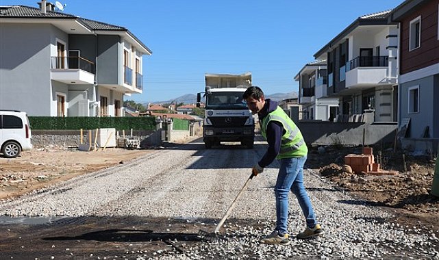 Muğla Kazım Karabekir Caddesi’nde başlayan yol çalışması tamamlandı