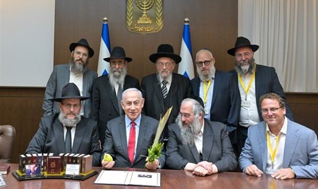 Netanyahu, Habad rabinlerinden oluşan bir heyeti ağırladı