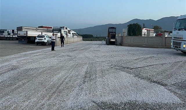 Orhangazi'de yol çalışmaları sürüyor