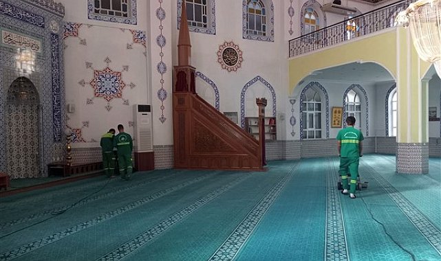 Osmangazi Belediyesi camilerde temizlik çalışması başlattı
