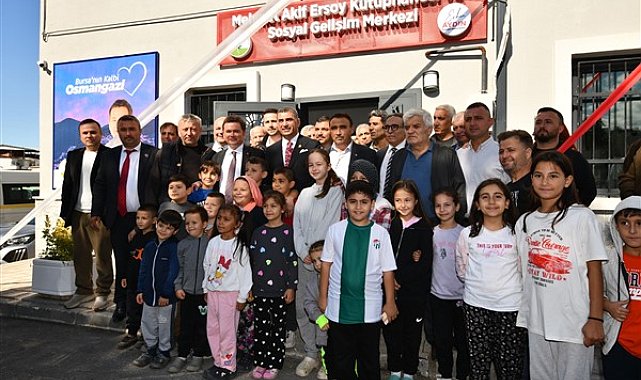 Osmangazi’de Mehmet Akif Hizmet Binası hizmete açıldı