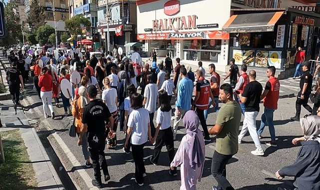 Şanlıurfa'da 3-4 Ekim Dünya Yürüyüş Günü etkinliği düzenlendi