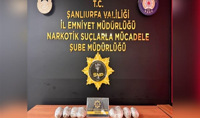 Şanlıurfa'da uyuşturucu operasyonu