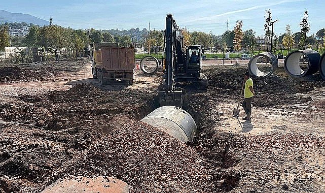 Seymen Millet Bahçesi'nde otopark çalışması başladı