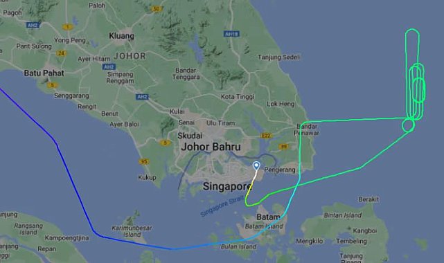 Singapur, Air India uçağında bomba tehdidinin ardından savaş uçaklarını havalandırdı
