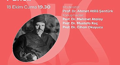 Tâhir'ül-Mevlevî paneli, 18 Ekim Cuma akşamı Zeytinburnu Kültür Sanat'ta gerçekleşecek.