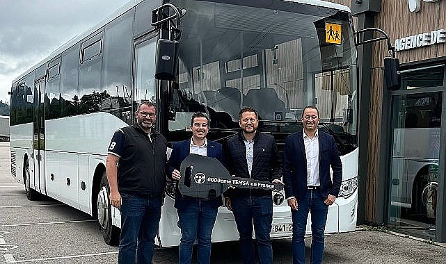 Temsa'dan Fransa'ya 6 bininci araç teslimatı