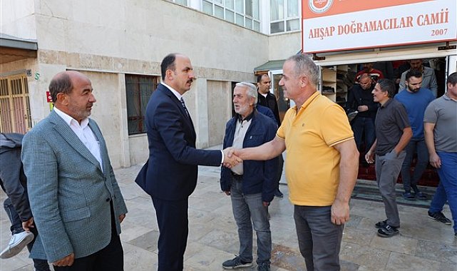 Vali Akın ve Başkan Altay, Marsan Sanayii’de vatandaşlarla buluştu