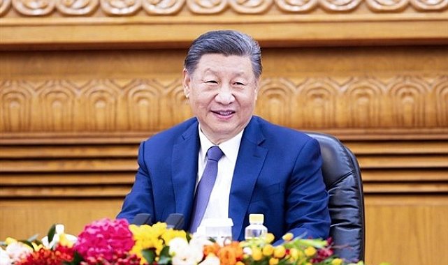 Xi Jinping, yabancı konukları kabul etti
