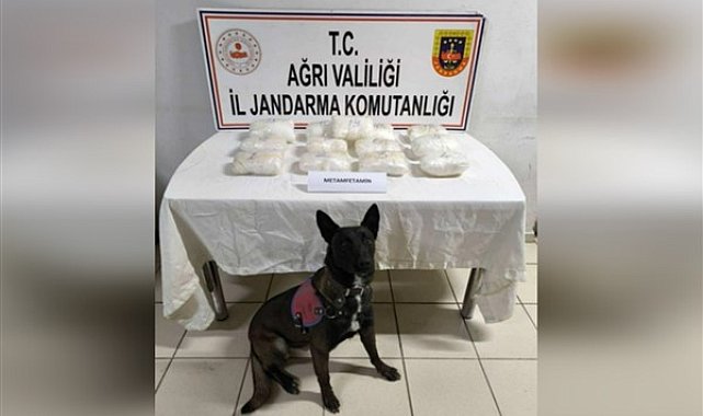 Ağrı'da 16 kilo 200 gram metamfetamin ele geçirildi