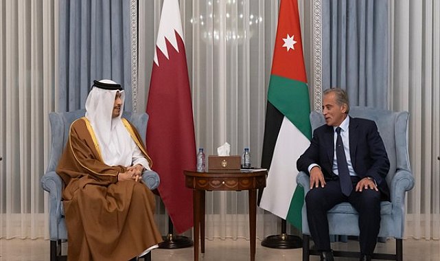 Al-Thani, Ürdün Hişamite Krallığı Başbakanı Hassa ile görüşme gerçekleştirdi