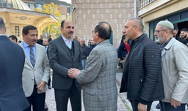 Başkan Altay, Büyük Buğday Pazarı Camisinde esnaf ve vatandaşlarla buluştu