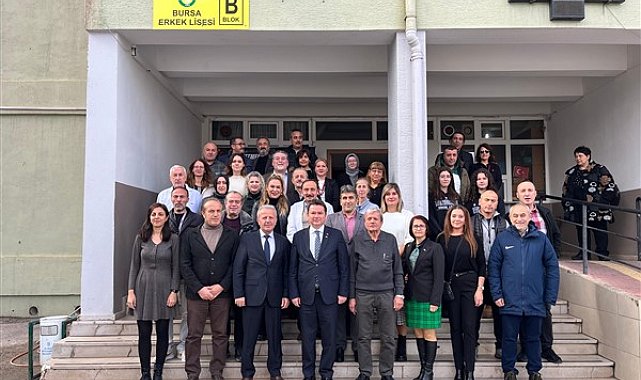 Başkan Aydın'dan Bursa Erkek Lisesi’ne ziyaret