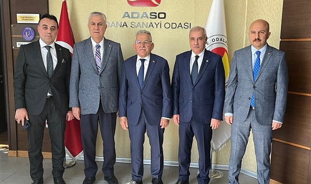 Başkan Büyükkılıç'tan Adana Sanayi Odası'na ziyaret