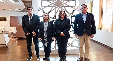 Başkan Çerçioğlu'na Cumhuriyet Halk Partili Bağcıoğlu, Derici ve Bayırlı'dan ziyaret.