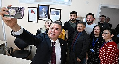 Başkan Muhittin Böcek Aksu'yu ziyaret etti