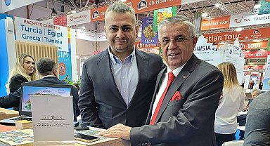 Başkan Topaloğlu Kemer'i Romanya'da tanıtıyor