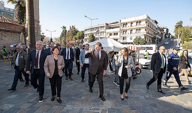 Başkan Tugay'dan Selçuk turu “Efes Selçuk tarihine geçecek en güzel dönemlerden biri olacak
