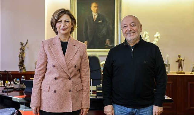 Başkan Ünlüce, gazeteci ve yazar Aksay'u kabul etti