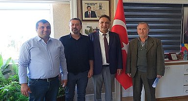 Beldibi İlk ve Ortaokulu yönetiminden Çelik'e ziyaret