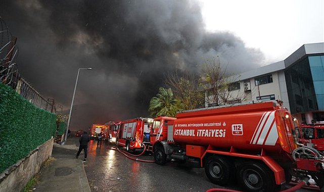 Beylikdüzü’nde fabrika yangını