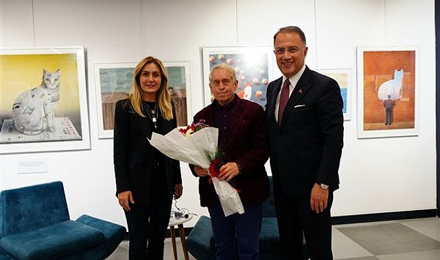 Beylikdüzü'nde söyleşi konuğu grafik sanatçısı Gürbüz Doğan Ekşioğlu oldu