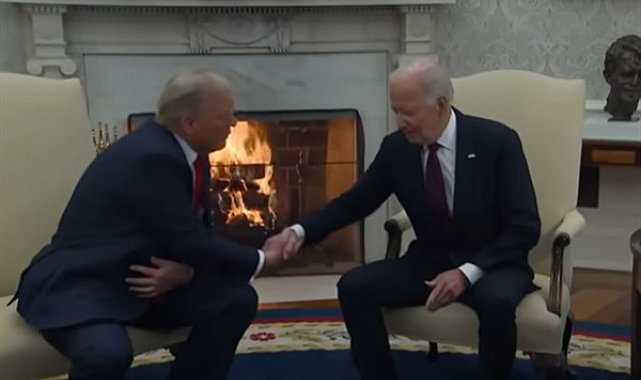 Biden ve Trump Beyaz Saray'da iki saat görüştü