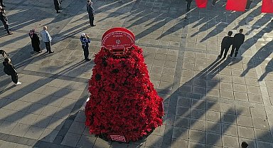 Büyükşehir'den 86. yılda 1086 Atatürk çiçeği