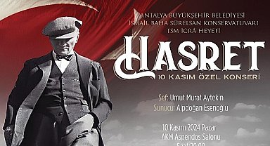Büyükşehir'den Atatürk'ü anma konseri
