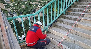 Büyükşehir'den Kuruçeşme SGK üst geçidine tadilat