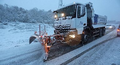 Canik'te Karla Etkin Mücadele