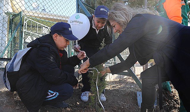 Çankaya'da Fidanlar “Milli Ağaçlandırma Günü