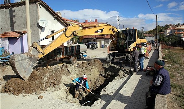 Çankırı Belediyesi, Esentepe'ye yağmur suyu hattı çekti