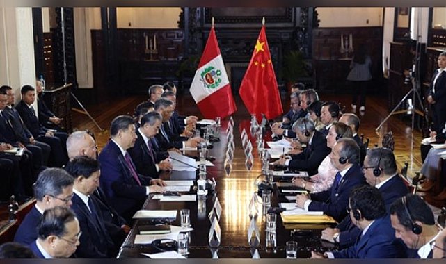Çin Cumhurbaşkanı Xi, Peru Devlet Başkanı Boluarte ile görüştü