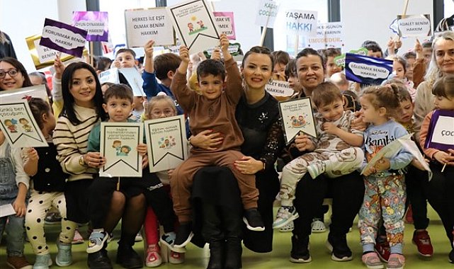 Çınar Çocuk Evlerinin minikleri çocuk hakalrına dikkat çekti