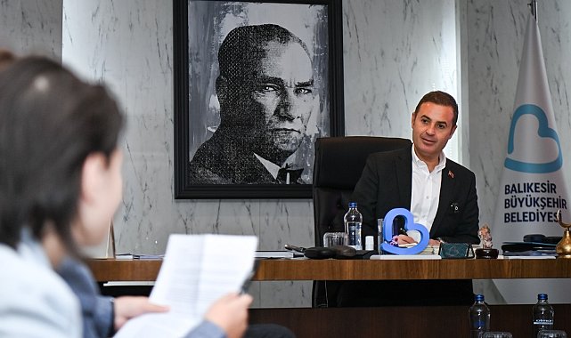 Çocuklar, yazdıkları mektupları Başkan Akın ile paylaştı