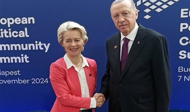 Cumhurbaşkanı Erdoğan, Avrupa Komisyonu Başkanı Leyen ile görüşme gerçekleştirdi