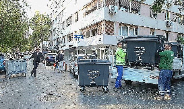 Daha temiz bir Konak için konteyner harekatı