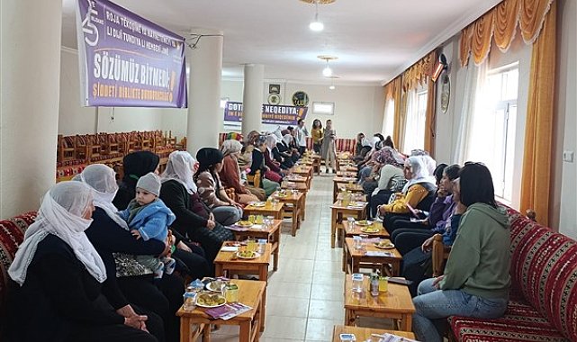 Diyarbakır'da kadına yönelik şiddete karşı farkındalık çalışmaları sürüyor