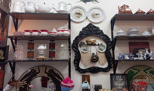 Diyarbakır'da nostaljik eşyalar geri dönüşümle hayat buluyor