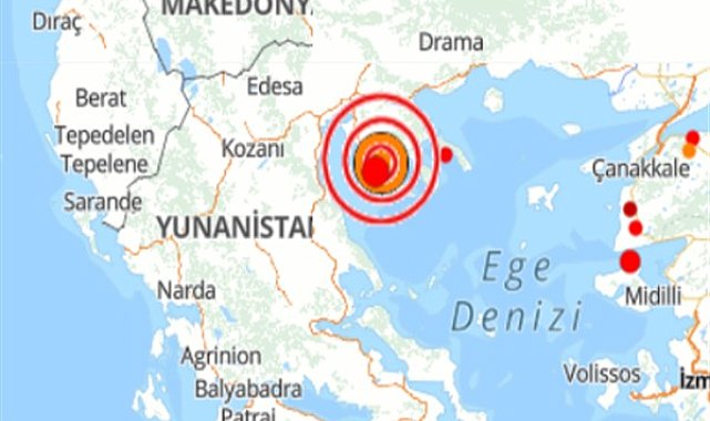 Düzeltme - Yunanistan'da deprem