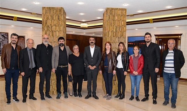 Eş Başkan Hatun, Diş Hekimleri Odası Başkanı Güney ile bir araya geldi