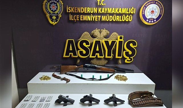 Hatay'da genel güvenliğin tehlikeye sokan 6 şüpheli yakalandı