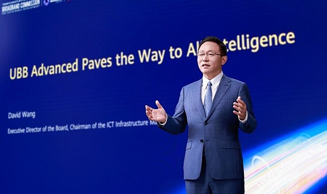Huawei'den David Wang: UBB Advanced tüm zekaya giden yolu açıyor