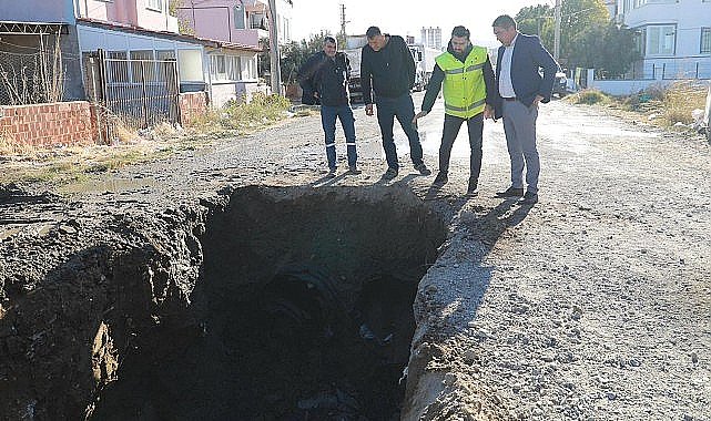 Hürriyet Mahallesi'nde Yağmur Suyu Hattı Yenilendi