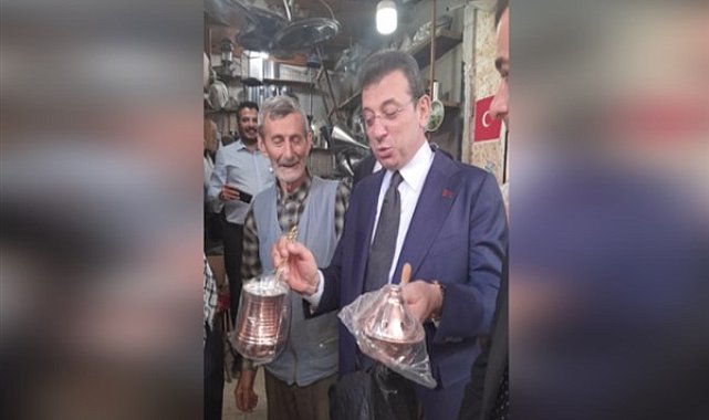 İmamoğlu, Antakya Uzun Çarşı esnafını ziyaret etti