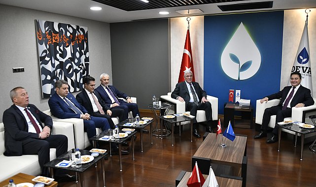 İYİ Parti Genel Başkanı Dervişoğlu'ndan DEVA Partisi Genel Başkanı Babacan'a ziyaret