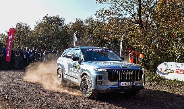 JAECOO 7, İstanbul Rallisi’nde şampiyonlara yol gösterdi