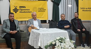 Karaman Öğretmen Akademisi'nin konuğu sanatçı Mesut Murat oldu