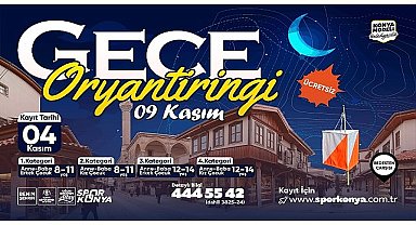 Konya Büyükşehir'den Aileler İçin “Gece Oryantiringi